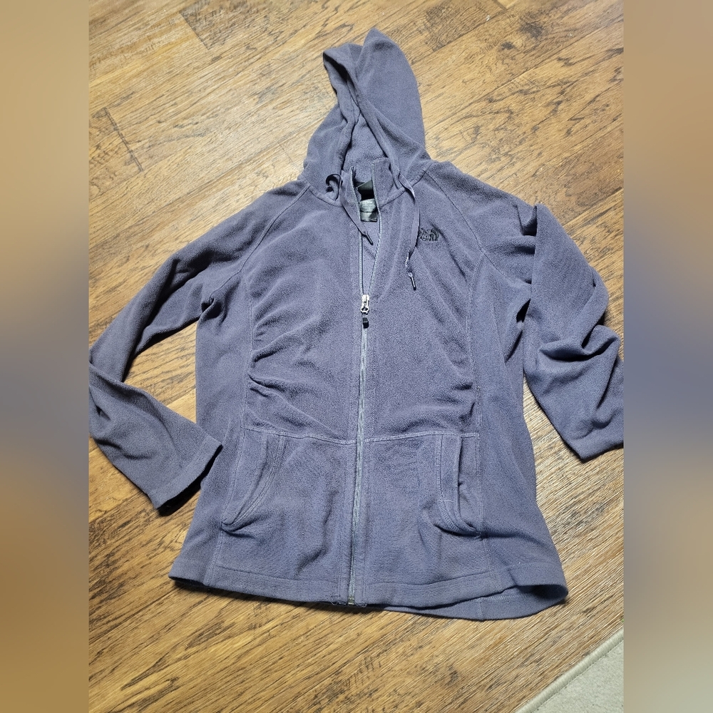 Northface Lilac Purple Fleece Zip-Up Hoodie